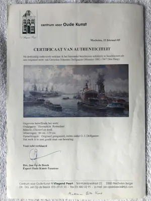 Gerard Delfgaauw - Havenzicht Rotterdam kaufen? Bieten Sie von 1250!