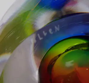 Glasblazerij Leerdam - Cor Schellen - Rainbow glasdruppel kopen? Bied vanaf 150!