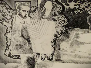André Roelant - Grote monochrome ETS "de wortels van de knappe koppen" kleine oplage (40) kopen? Bied vanaf 48!