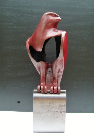 Brons (Onbekend) - Geweldig beeld van roofvogel, levensecht! TOPBEELD. kopen? Bied vanaf 250!