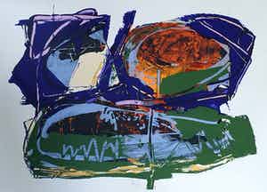 Arty Grimm - Zeefdruk (1989) verkocht voor € 35!