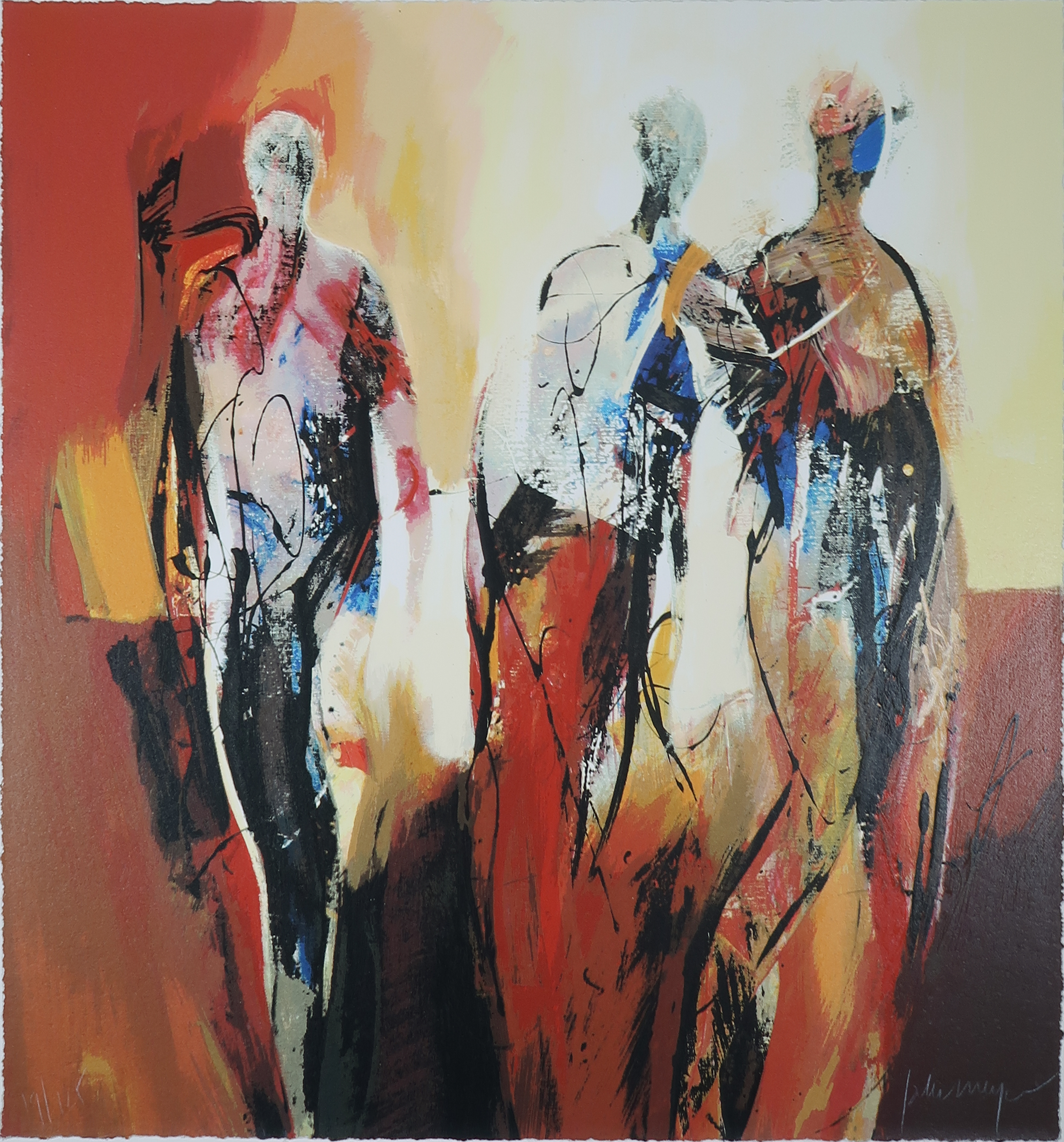 Peter Meijer - Zeefdruk, De wandeling verkocht voor € 40!