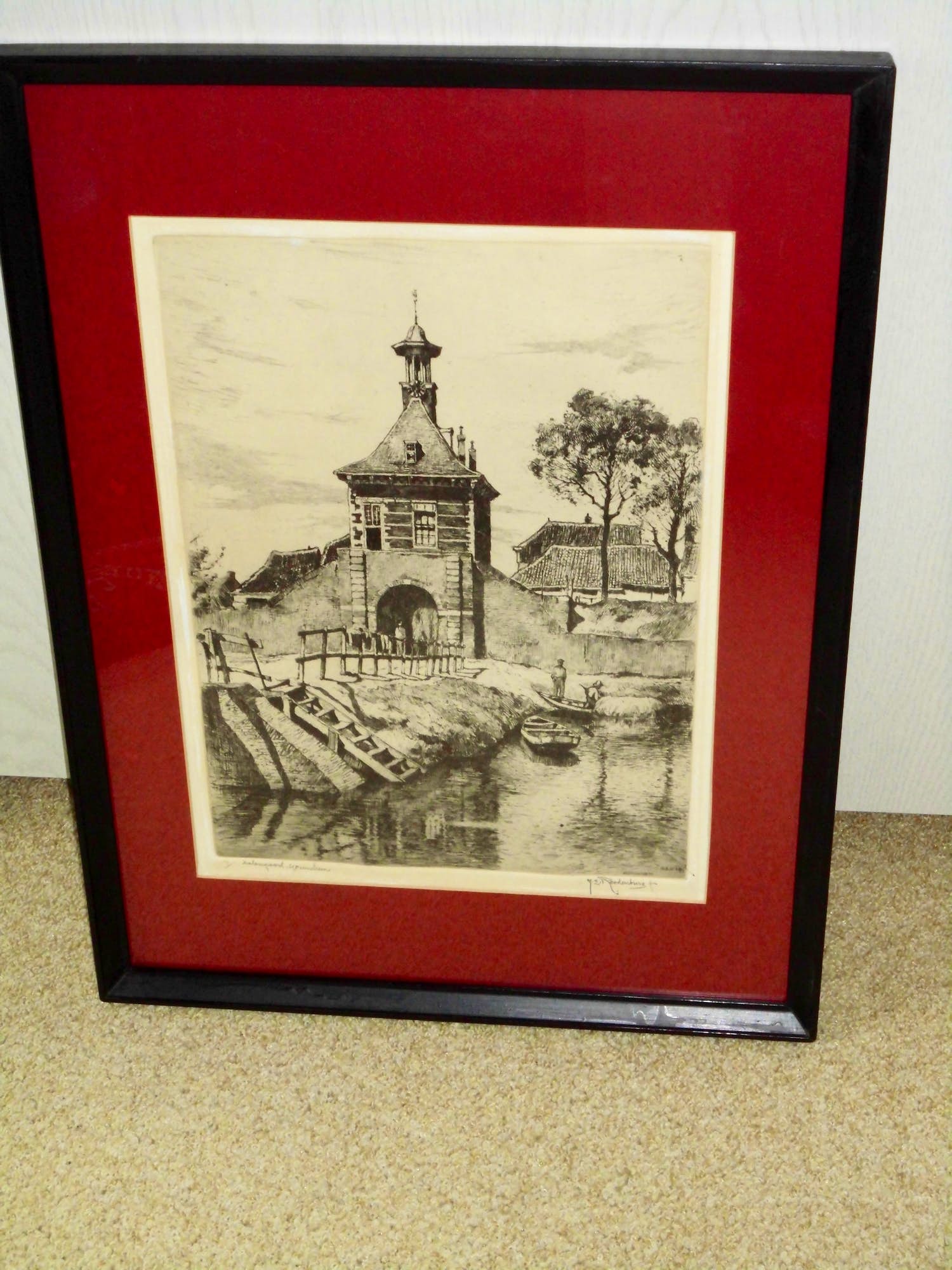 Hendrikus Roodenburg - Grafiek - Dalempoort Gorinchem verkocht voor € 75!