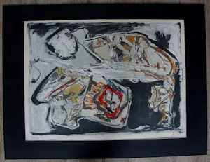 Buy Jacques Doucet - Kleuren zeefdruk: Abstracte compositie? Bid from 200!