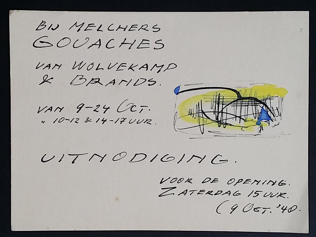 Eugene Brands - Originele 1948 aquarel op papier  kopen? Bied vanaf 200!