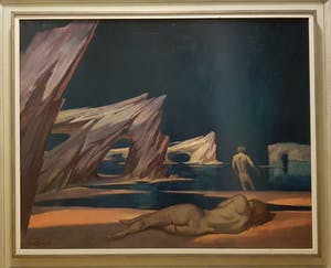 AcheterKlaas Pijlman - Titel: " Wanhoop". Liggend naakt, Salvador Dali achtige stijl. Zeldzaam.? Enchérissez de 1!