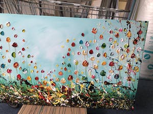 Gena - Flowers Blue kopen? Bied vanaf 300!