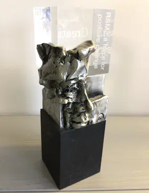 Ad Haring - Sculptuur / Afstudeer plaat Erasmus Universiteit . kopen? Bied vanaf 89!