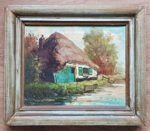 Niet of onleesbaar gesigneerd - Boerderij bij sloot kopen? Bied vanaf 1!