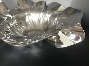 Niet of onleesbaar gesigneerd - Rvs fruitschaal kopen? Bied vanaf 1!