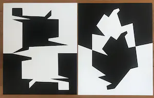 Victor Vasarely - 2 offset lithos - IMBITUBA en UZOK - 1973 kaufen? Bieten Sie von 1!
