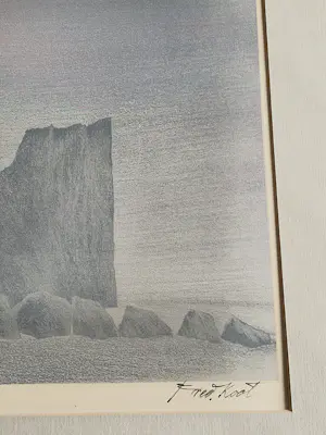 Buy Fred Koot - Kleine oplage Litho - Zen-boeddhisme serie - "Kare Sansui" potloodgesigneerd? Bid from 29!