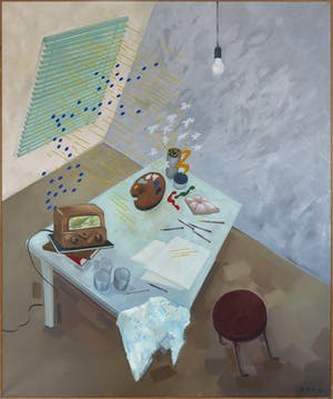 Mareike Geys - Olieverf op doek, Schilderij no. 1/403 - Ingelijst (Zeer groot) kopen? Bied vanaf 1!