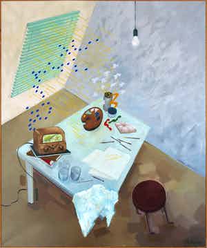 Mareike Geys - Olieverf op doek, Schilderij no. 1/403 - Ingelijst (Zeer groot) verkocht voor € 1!