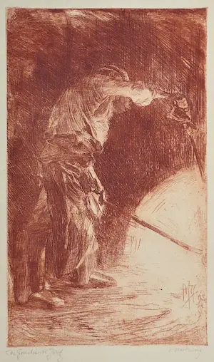 Pieter de Josselin de Jong - De arbeider kopen? Bied vanaf 100!