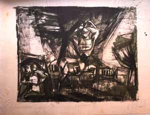 Huug Pleysier - inkttekening verkocht voor € 45!