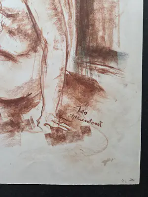 AcheterTheo Beerendonk - Naakt. Portret vrouw. Roodkrijt.? Enchérissez de 59!