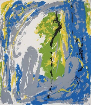 Piet Clement - Zeefdruk: Abstracte compositie kopen? Bied vanaf 34!