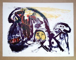 Pierre Alechinsky - Handgesigneerd lithografie kopen? Bied vanaf 695!