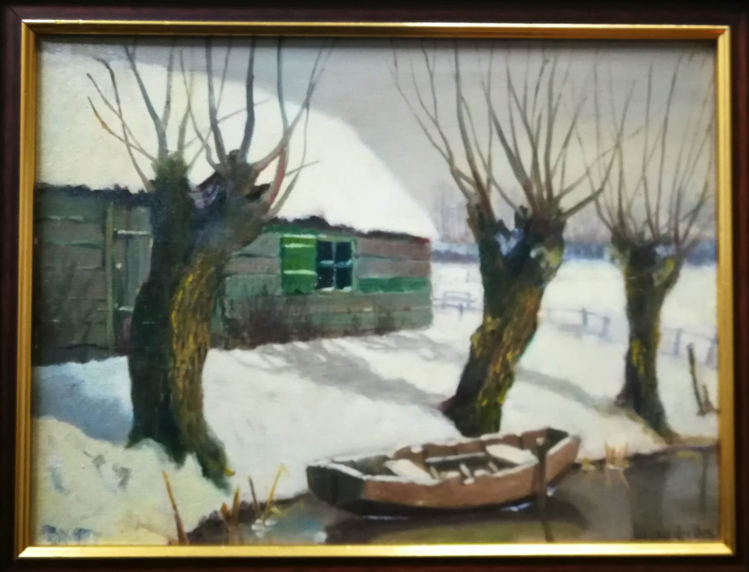 Willem van der Ven - Wintergezicht. verkocht voor € 89!