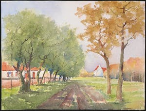 Nand De Pondt - Aquarel, Levensvreugde / Domein Tillegem kopen? Bied vanaf 40!