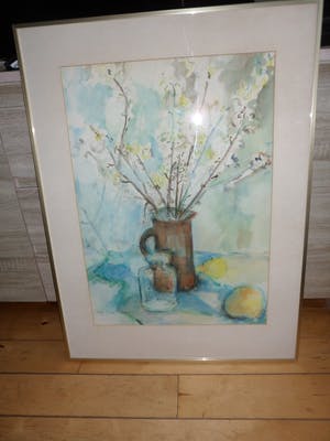 Hetty Giezen-Nieuwenhuys - Aquarel. Stilleven. kopen? Bied vanaf 40!