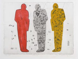 Monique de Lannoy - Ets (handgekleurd), Querelle kopen? Bied vanaf 40!