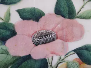 Niet of onleesbaar gesigneerd - Vlinder in bloemenpartij kopen? Bied vanaf 1!