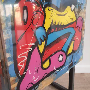 Christian van Hedel - Art Block S Blauw epoxy kopen? Bied vanaf 25!