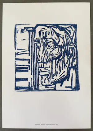 Max Kaus - Apollon, Original-Holzschnitt 1971 kaufen? Bieten Sie von 80!