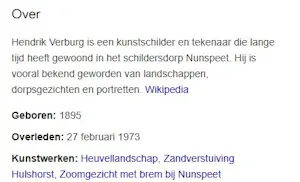 Hendrik Verburg - heuvellandschap kopen? Bied vanaf 100!