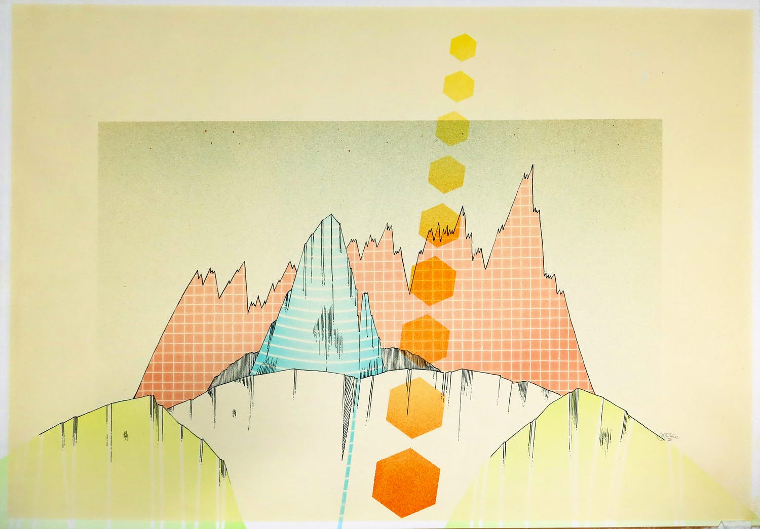 Leo Jinssen - Gemengde techniek op papier, Het verkeerde diafragma B kopen? Bied vanaf 1!