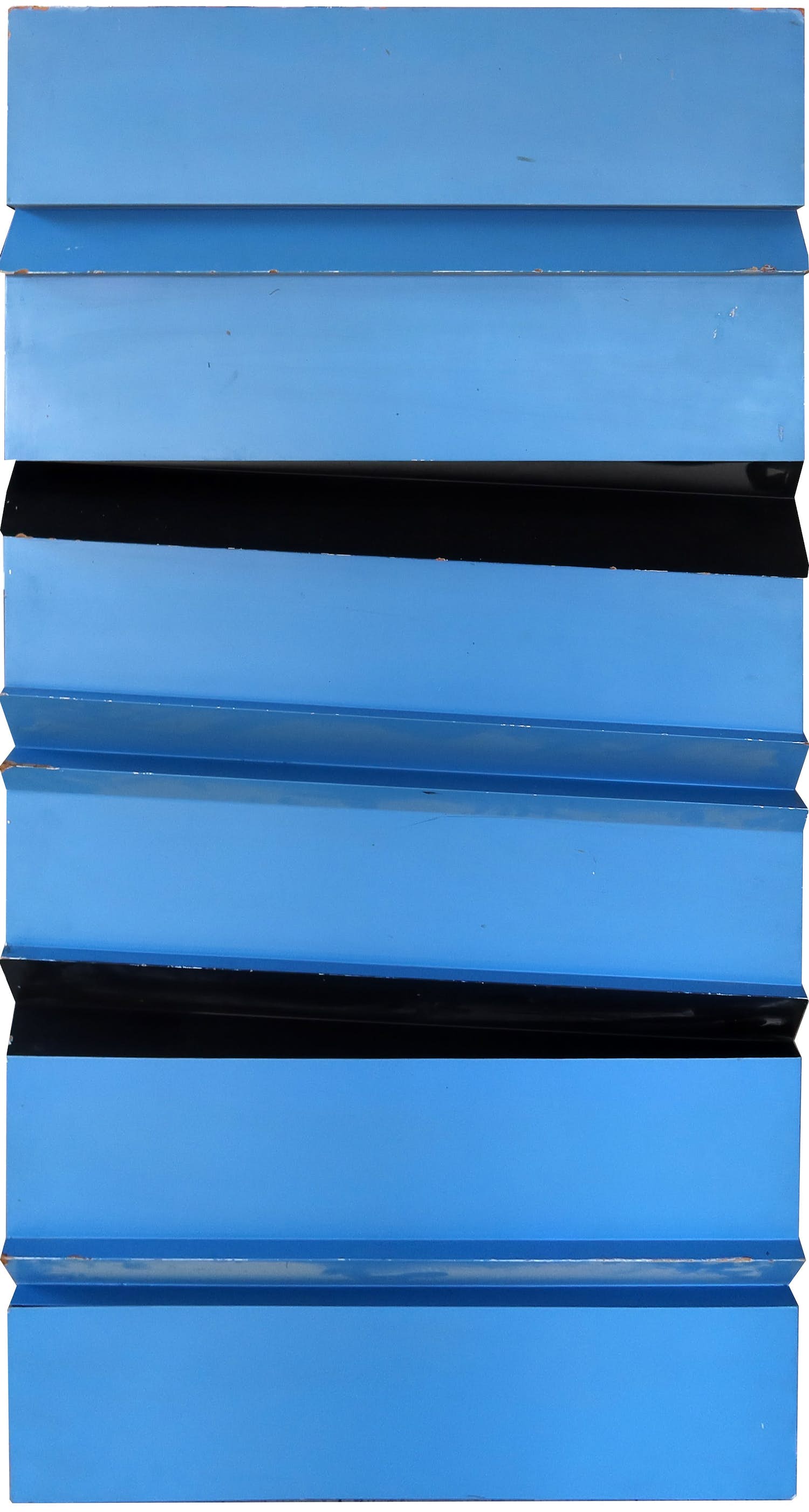 Johan H.W. Blaeke - Wandobject, Blauw 6 / Zwart 2 kopen? Bied vanaf 1!