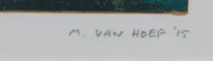 Marcel van Hoef - Zeefdruk, Fernweh - Ingelijst kopen? Bied vanaf 25!