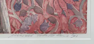 Marcel Schellekens - Amaryllis, aquatint ets (netjes ingelijst, groot) kopen? Bied vanaf 150!