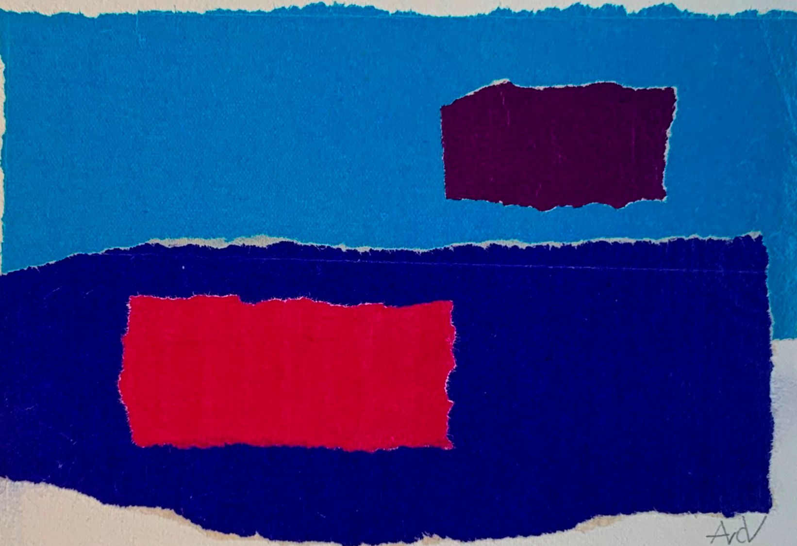 Buy Andre van der Vossen - Collage: Abstracte compositie? Bid from 295!