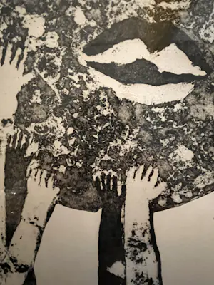 Ans Wortel - Lithografie "Sprekend met 'n dubbele mond......" Unica, handgesigneerd kopen? Bied vanaf 85!