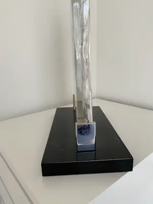 Victor Vasarely - Victor vasarely voor Rosenthal erebus geslepen kristallen sculptuur . kopen? Bied vanaf 2750!