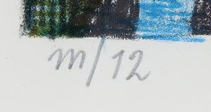 Nicolaas Wijnberg - Litho, Zonder titel - Ingelijst kopen? Bied vanaf 35!