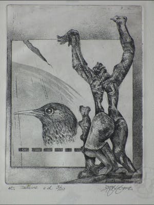 Rob Komen - Zadkine - Ets kopen? Bied vanaf 25!