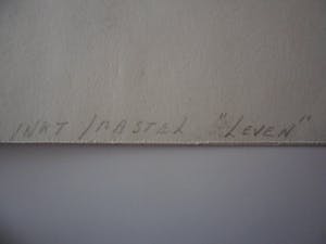 Slavomir Fila - Inkt/Pastel. Titel, "Leven ". kopen? Bied vanaf 10!