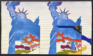AcheterUlrich Baehr - Freiheitsstatue - Große signierte nummerierte Orig. Lithographie 1968 - Pop Art? Enchérissez de 99!
