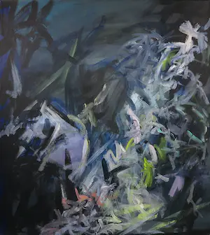 Cobi Nieuwstad - Acryl op doek, Nachtschade kopen? Bied vanaf 1!