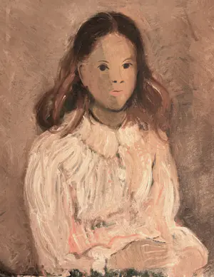 Rene Mels - Porträt eines jungen Mädchens um 1940 kopen? Bied vanaf 250!