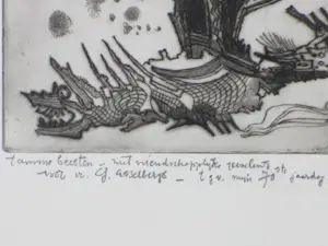 Cor de Wolff - Tamme beesten - Ets kopen? Bied vanaf 40!