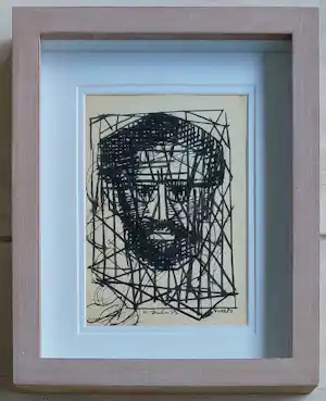 Siep van den Berg - Geometrische compositie van een hoofd verkauft für € 165!