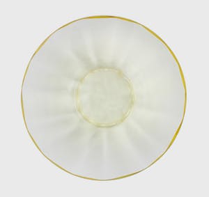 Moser - kristallen schaal - goudgeel kopen? Bied vanaf 60!