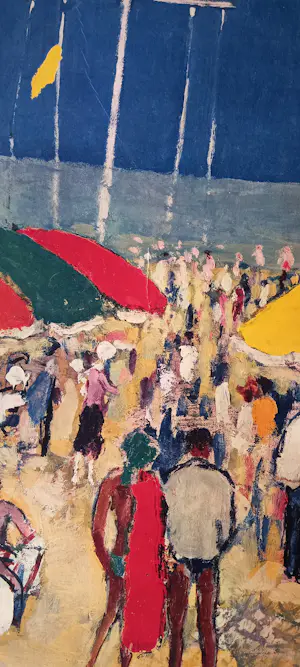 Kees van Dongen - Le bar du soleil - Deauville Normandie kopen? Bied vanaf 450!