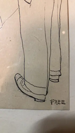 Frits van den Berghe - Twee figuren in gesprek in kleedkamer kopen? Bied vanaf 600!