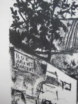 Maurice Utrillo - Rue Saint Vincent (Montmartre ?) kopen? Bied vanaf 50!